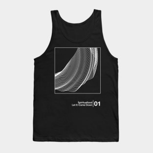 Let It Come Down / Minimal Style Graphic Artwork Design Tank Top